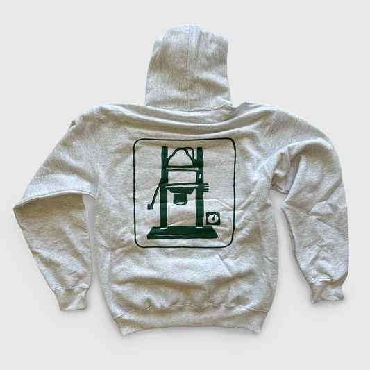 Light Work Hoodie: Green Enlarger