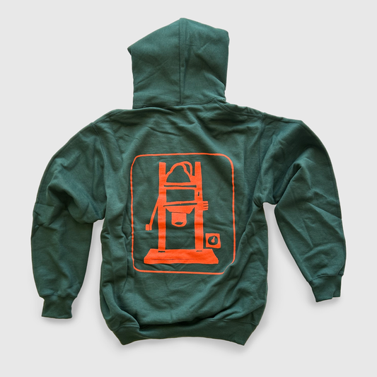 Light Work Hoodie: Orange Enlarger